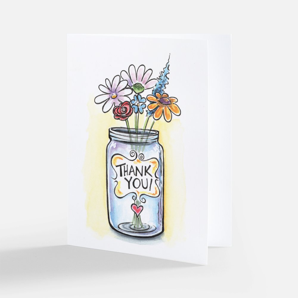 Thank You Jar Card