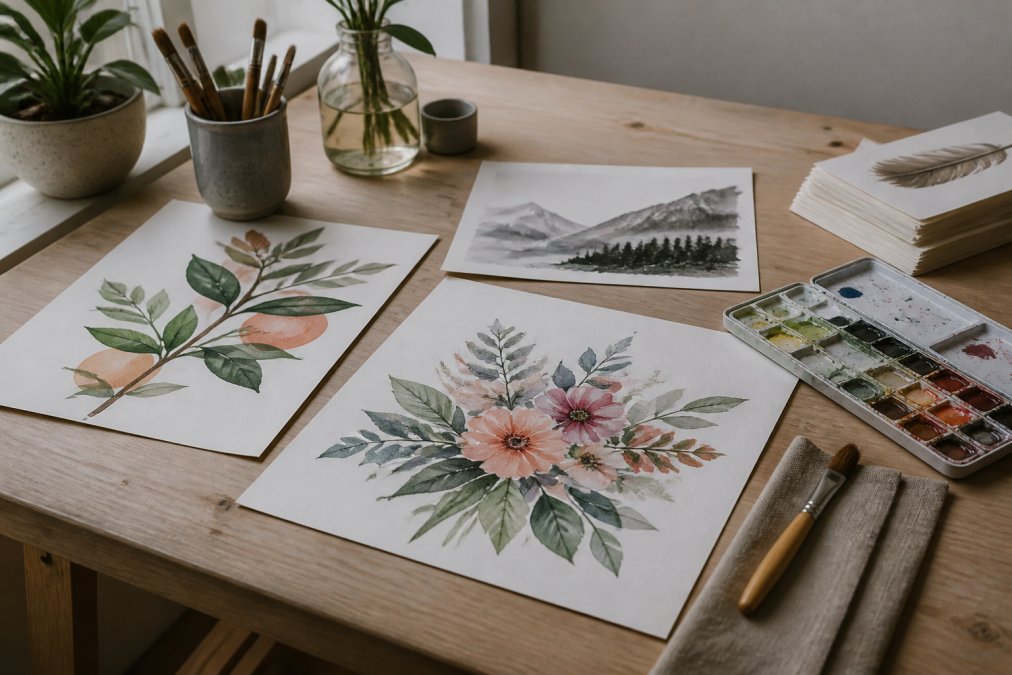 Unique Illustration Art for Home Offices: 10 Ideas