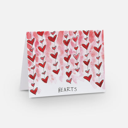 columns of hearts