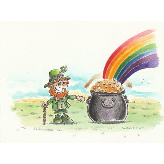 End of The Rainbow Original Art