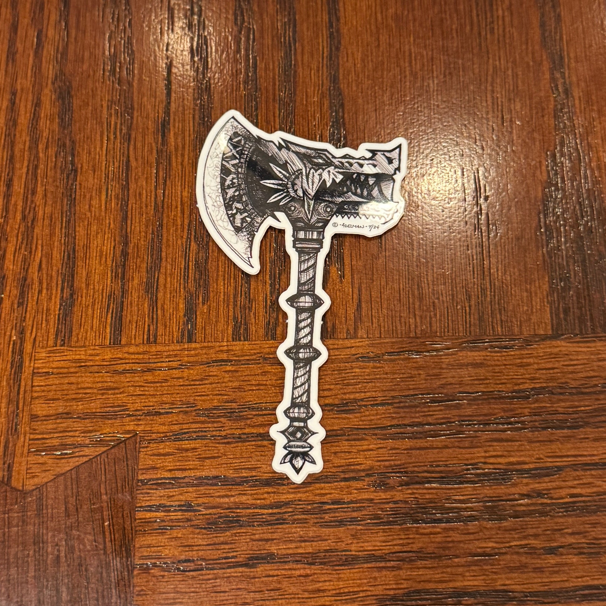 its axe time sticker