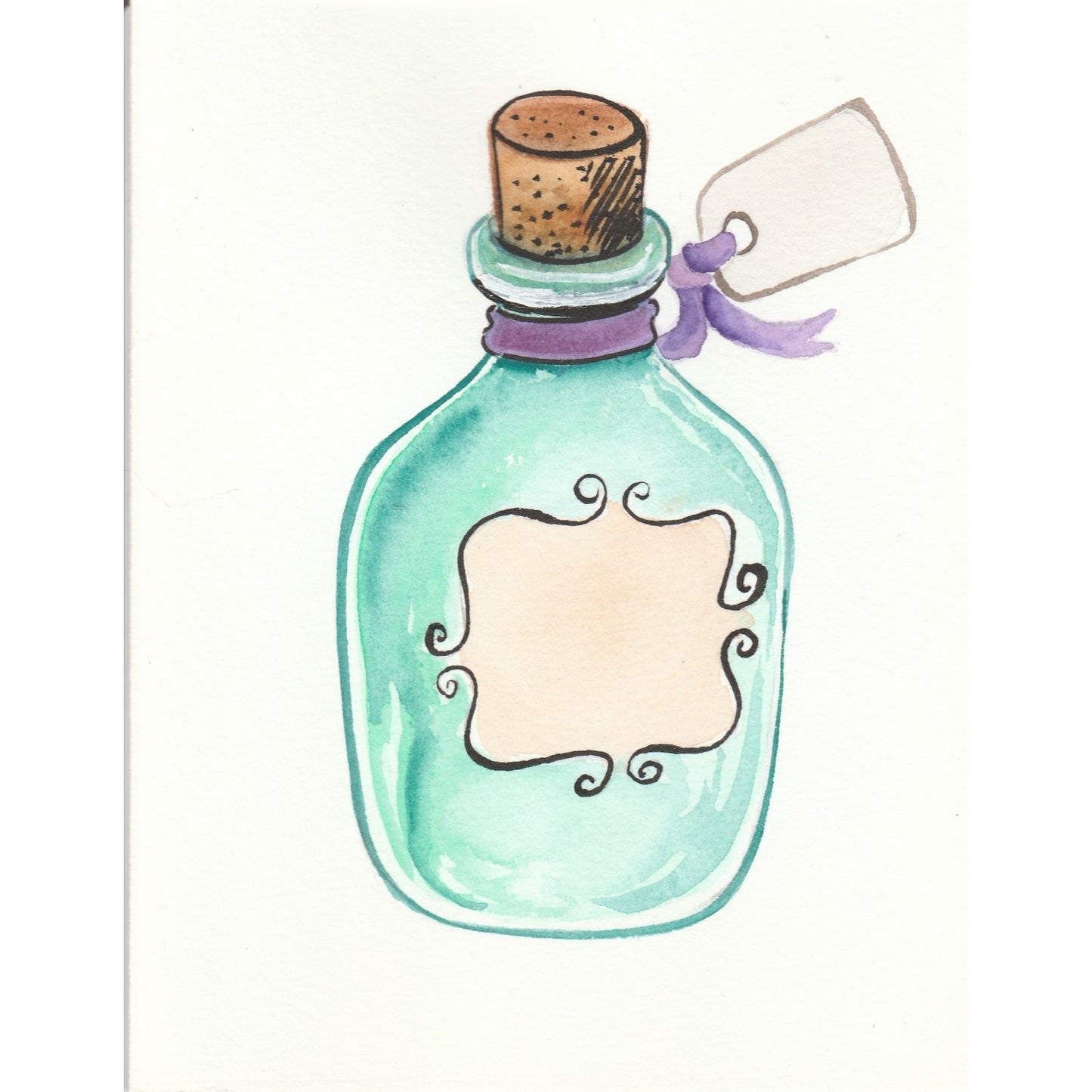Potion Vial Original Art