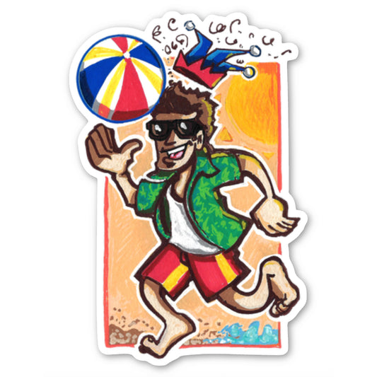 Four Seasons Summer Joker Vinyl Sticker