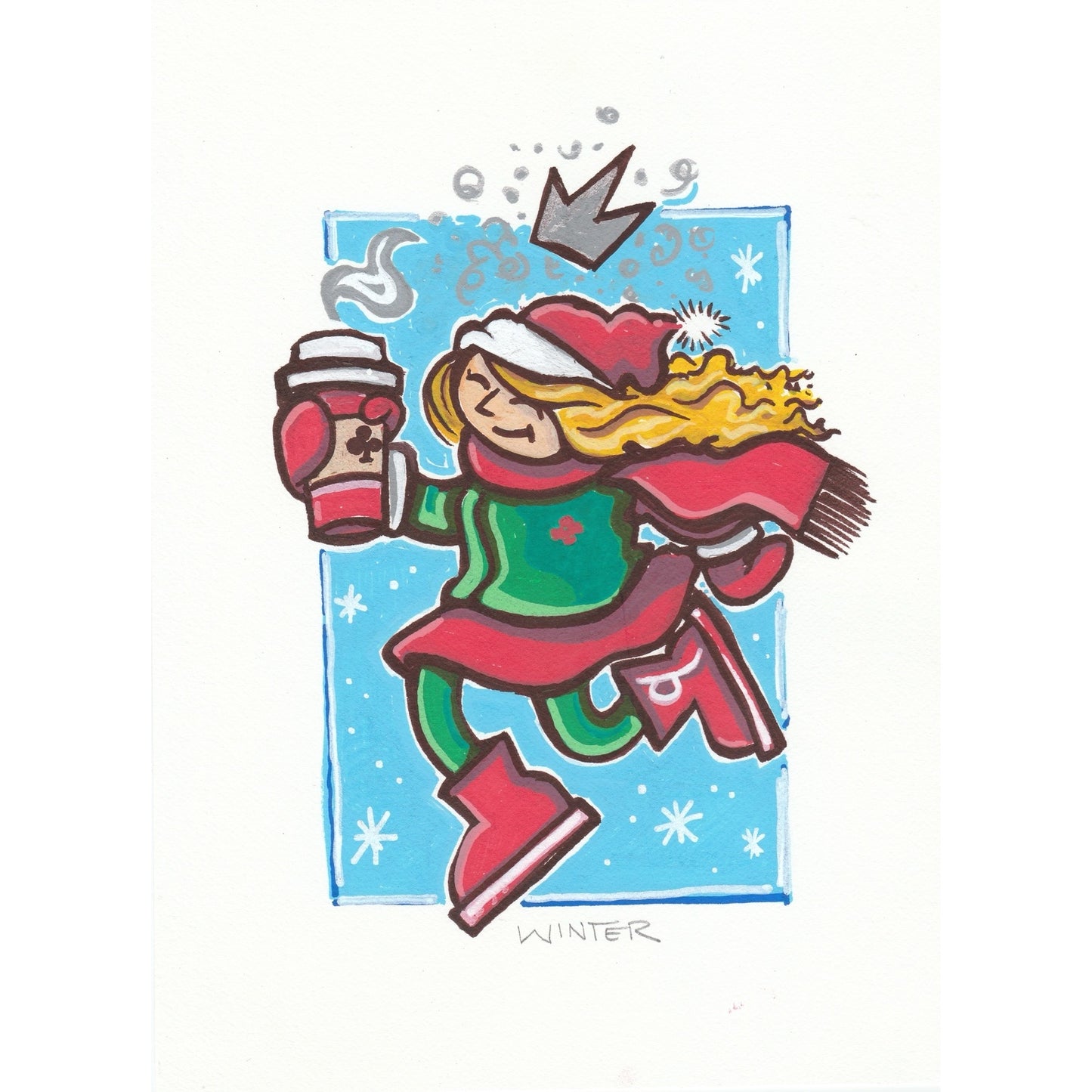 Winter Queen Original Art